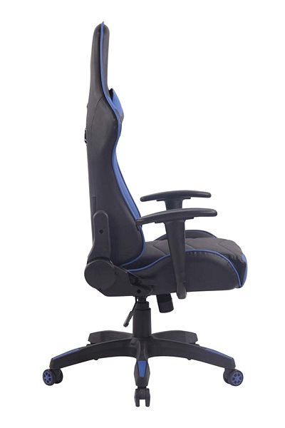 Gaming Chair BHM Germany Gurmet, Black-blue Lateral view