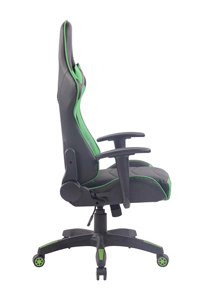 Gaming Chair BHM Germany Gurmet, Black-green Lateral view