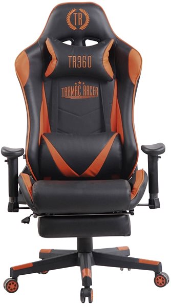 Gaming Chair BHM Germany Lux, Black-orange Screen