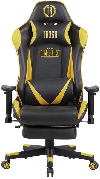 Gaming Chair BHM Germany Lux, Black-yellow Screen