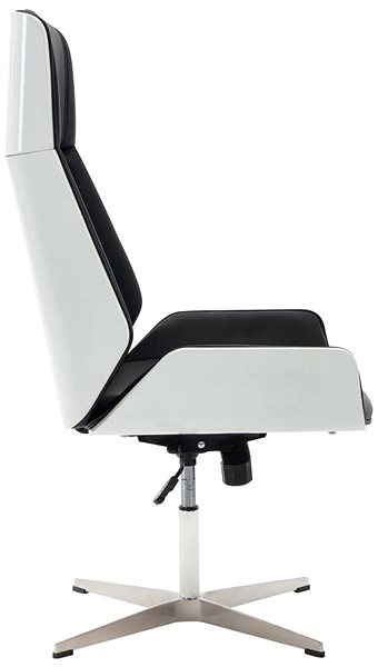 Office Chair BHM Germany Breda, White / Black Lateral view