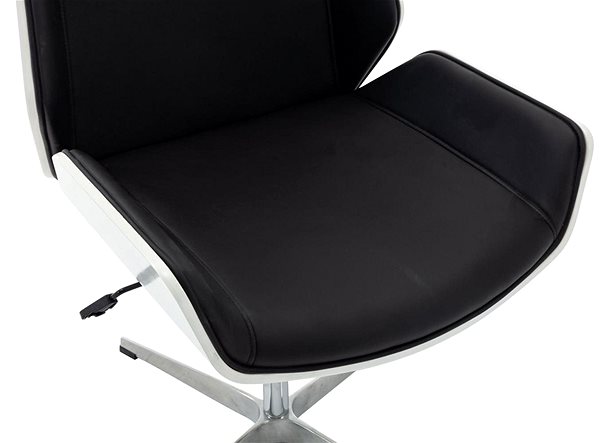Kancelárska stolička BHM Germany Breda, biela/čierna Vlastnosti/technológia