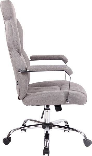 Office Armchair BHM Germany Almelo Grey Lateral view
