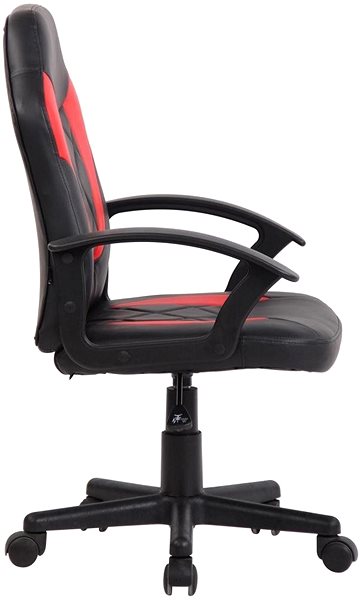 Children’s Desk Chair BHM Germany Tafo, Black / Red Lateral view