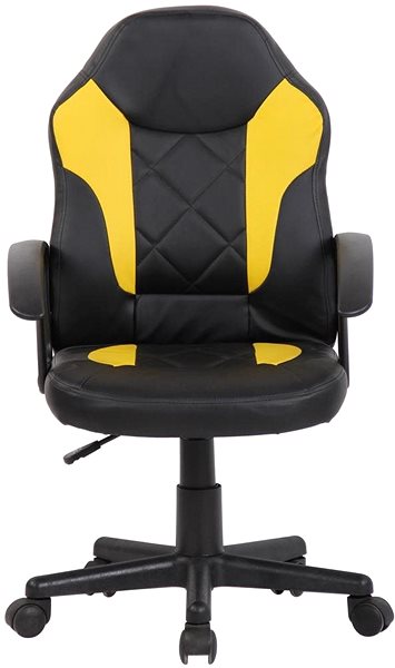 Children’s Desk Chair BHM Germany Tafo, Black / Yellow Screen