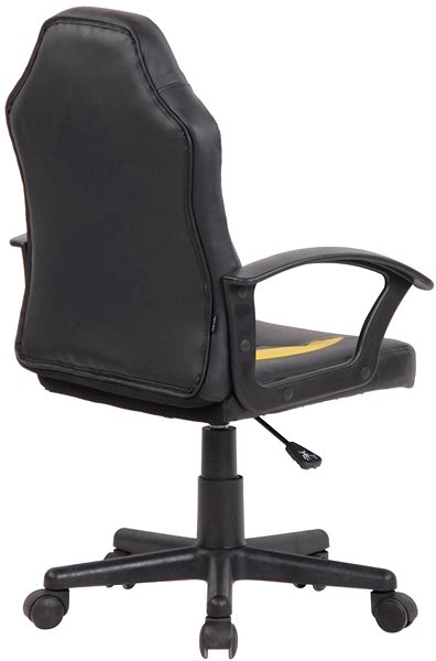 Children’s Desk Chair BHM Germany Tafo, Black / Yellow Lateral view