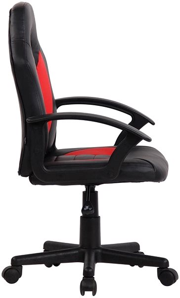 Children’s Desk Chair BHM Germany Femes, Black / Red Lateral view