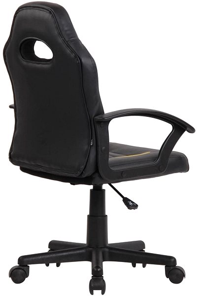 Children’s Desk Chair BHM Germany Femes, Black / Yellow Lateral view