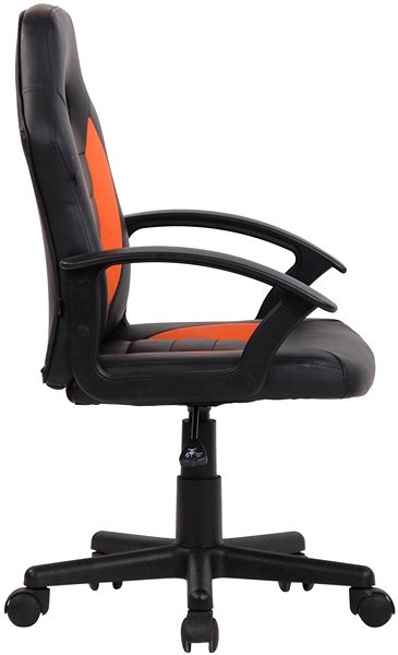 Children’s Desk Chair BHM Germany Femes, Black / Orange Lateral view
