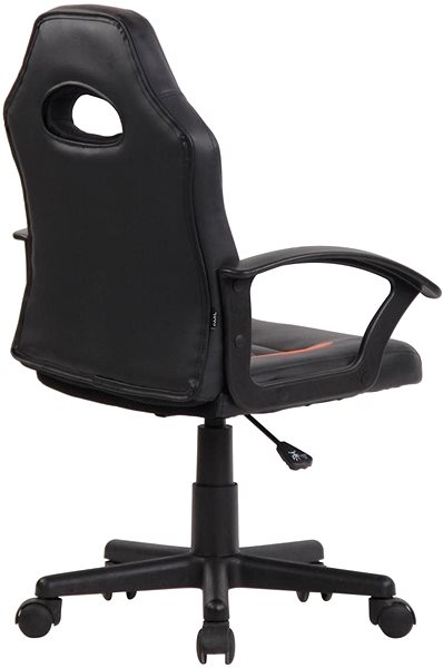 Children’s Desk Chair BHM Germany Femes, Black / Orange Lateral view
