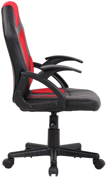 Children’s Desk Chair BHM Germany Dano, Black / Red Lateral view