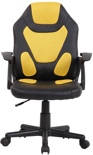 Children’s Desk Chair BHM Germany Dano, Black / Yellow Screen