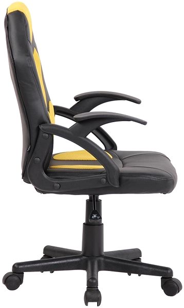 Children’s Desk Chair BHM Germany Dano, Black / Yellow Lateral view