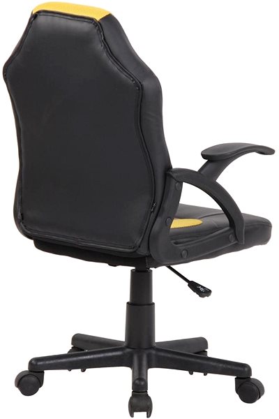Children’s Desk Chair BHM Germany Dano, Black / Yellow Lateral view