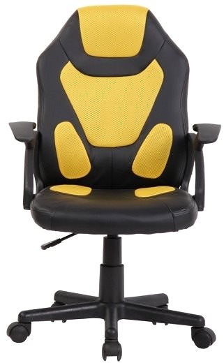 Children’s Desk Chair BHM Germany Dano, Black / Yellow Screen