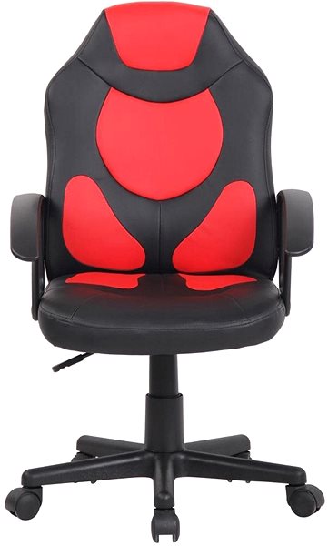 Children’s Desk Chair BHM Germany Adale, Black / Red Screen