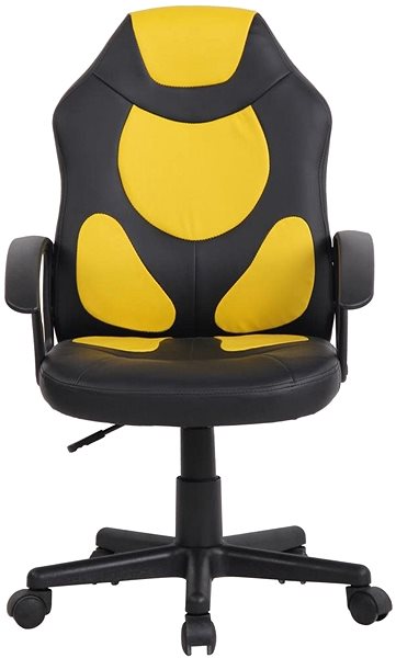 Children’s Desk Chair BHM Germany Adale, Black / Yellow Screen