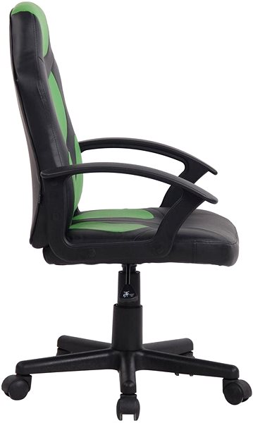 Children’s Desk Chair BHM Germany Adale, Black / Green Lateral view