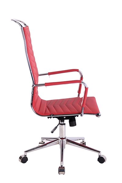 Office Chair BHM Germany Batley Red Lateral view