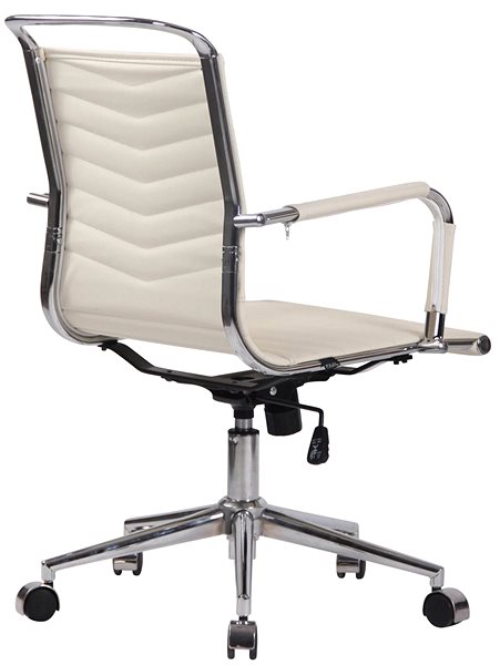 Office Chair BHM Germany Burnie Cream Lateral view