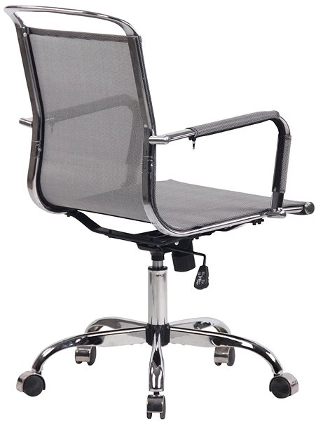 Office Chair BHM Germany Barnet Mesh, Grey Lateral view