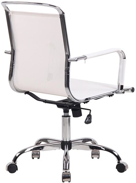 Office Chair BHM Germany Barnet Mesh, White Lateral view