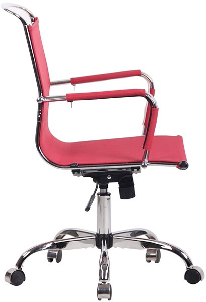 Office Chair BHM Germany Barnet Mesh, Red Lateral view