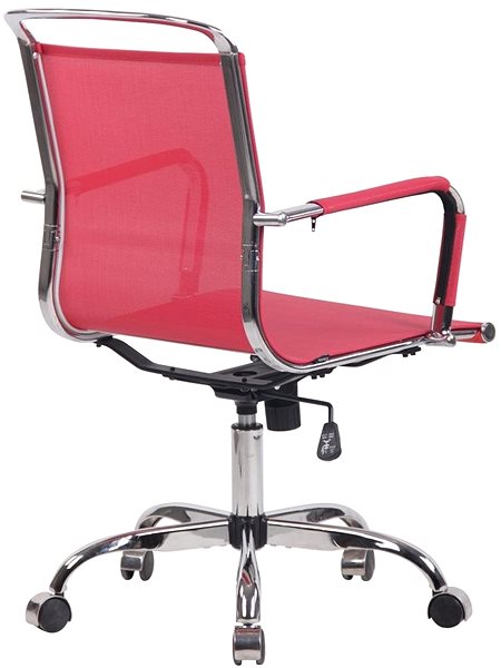 Office Chair BHM Germany Barnet Mesh, Red Lateral view
