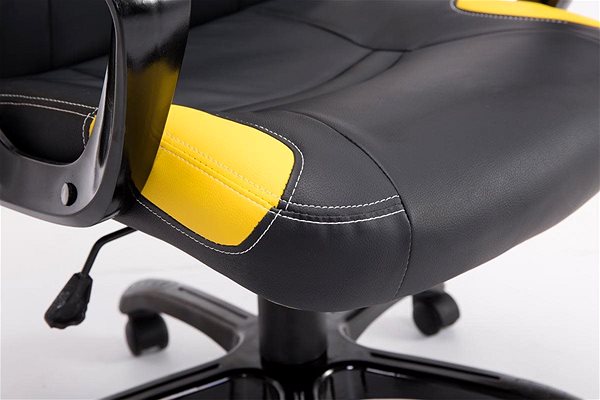 Gamer szék BHM GERMANY Ricardo, fekete / sárga Jellemzők/technológia