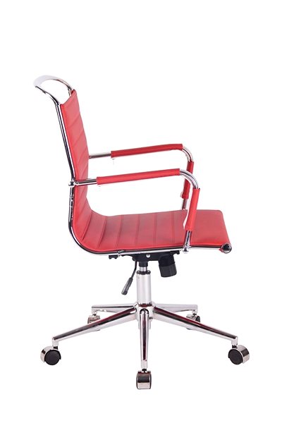 Office Chair BHM Germany Elen Red Lateral view