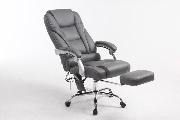 Office Armchair BHM Germany Lisa with Massage Function, Grey Features/technology