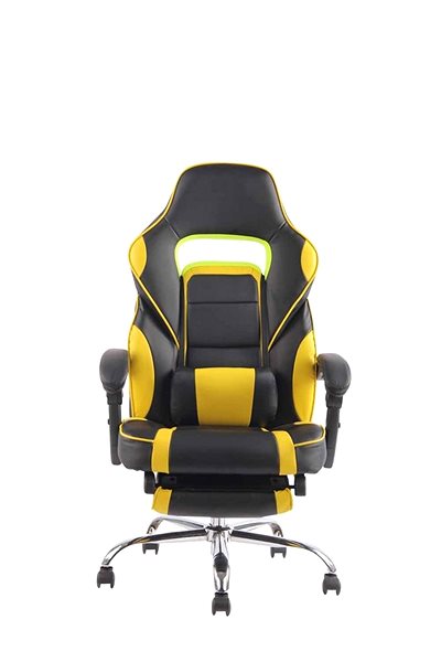 Irodai szék BHM GERMANY Fatis fekete-sárga Képernyő