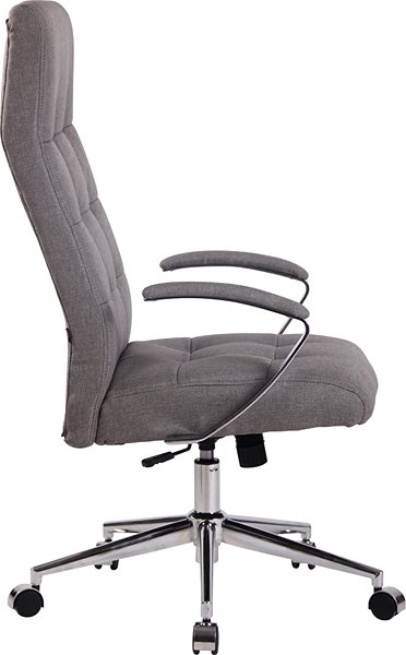 Office Chair BHM Germany Fynn Grey Lateral view