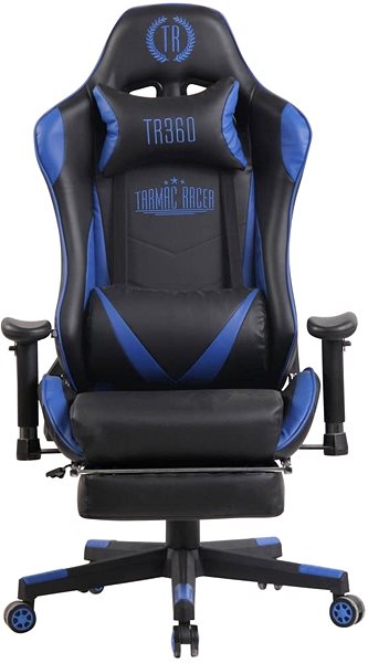 Gaming Chair BHM Germany Lux, Black / Blue Screen