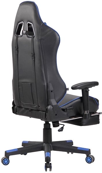 Gaming Chair BHM Germany Lux, Black / Blue Lateral view