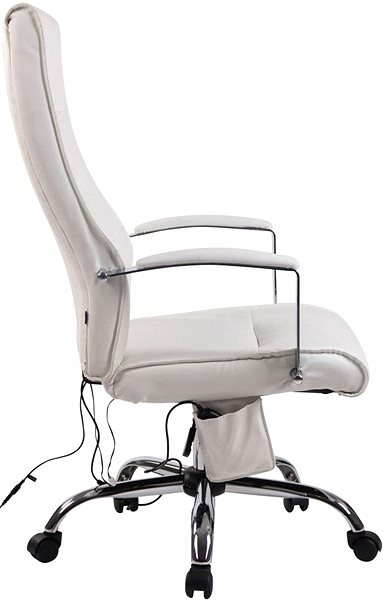 Office Chair BHM Germany Portla, White Lateral view