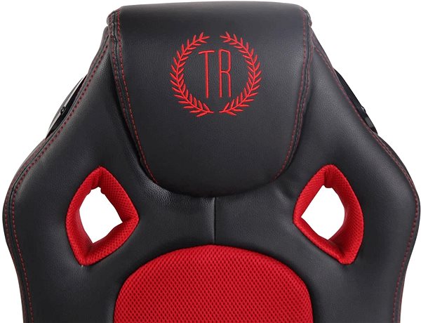 Gamer szék BHM GERMANY Taupo, fekete/piros Jellemzők/technológia