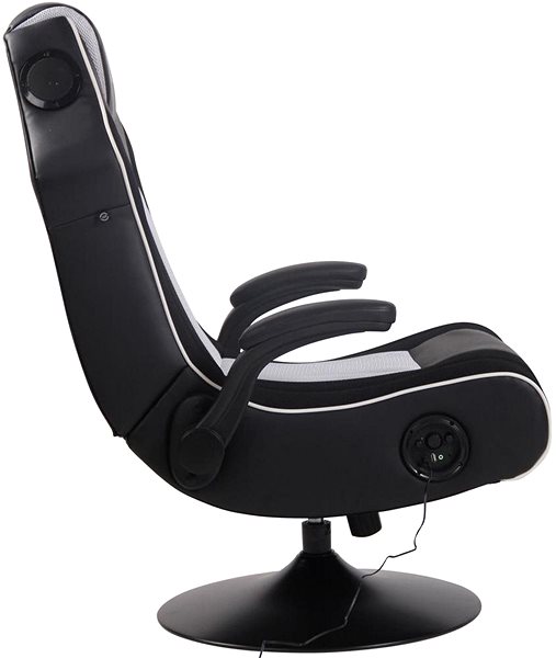 Gaming Chair BHM Germany Nevers, Black/Grey Lateral view