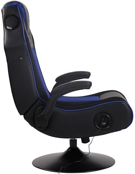 Gaming Chair BHM Germany Nevers, Black/Blue Lateral view