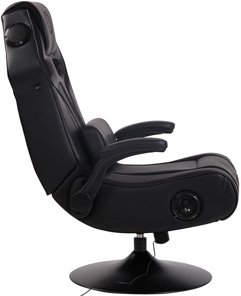 Gaming Chair BHM Germany Sonoma, Black / Black Lateral view