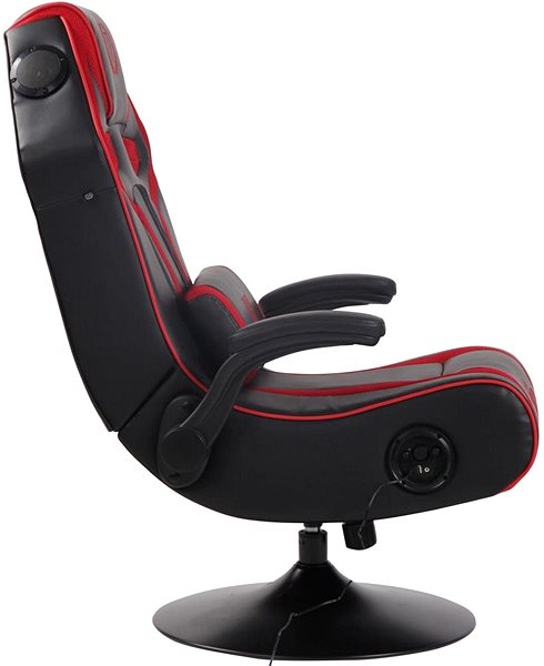 Gaming Chair BHM Germany Sonoma, Black / Red Lateral view