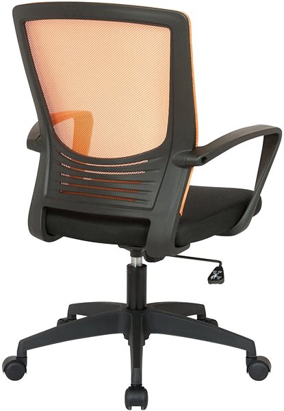 Office Chair BHM Germany Kampen Black/Orange Lateral view