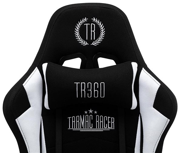Gaming Chair BHM Germany Turbo LED, Textile, Black / White Features/technology