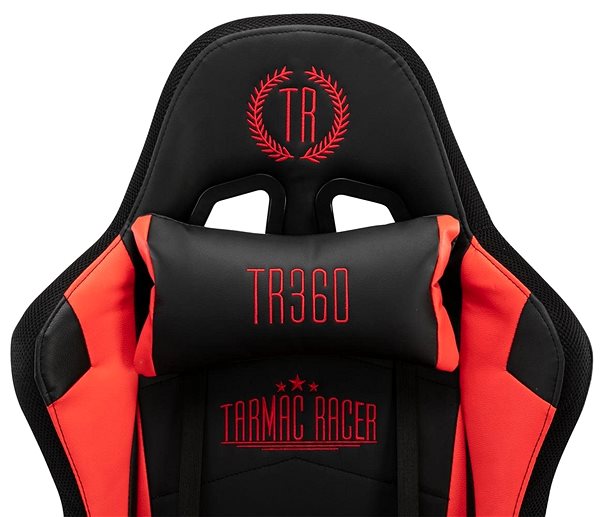 Gaming Chair BHM Germany Turbo LED, Synthetic Leather, Black / Red Features/technology