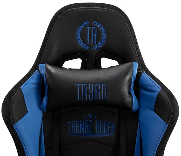 Gaming Chair BHM Germany Turbo LED, Synthetic Leather, Black / Blue Features/technology