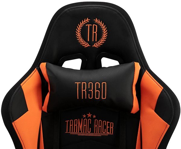 Gaming Chair BHM Germany Turbo LED, Synthetic Leather, Black / Orange Features/technology