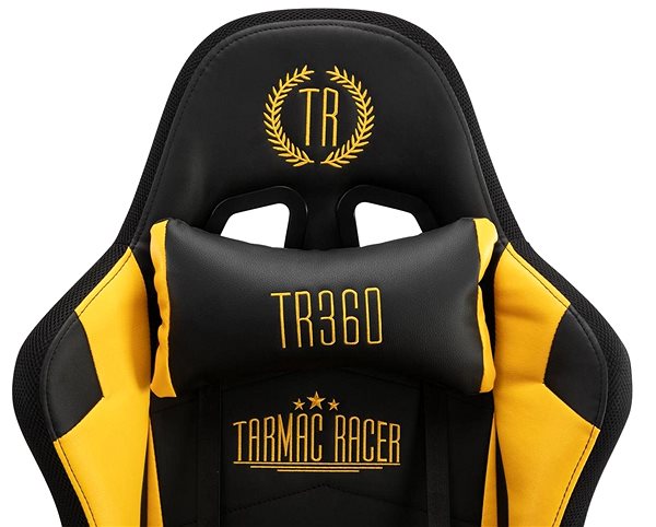 Gaming Chair BHM Germany Turbo LED, Synthetic Leather, Black / Yellow Features/technology
