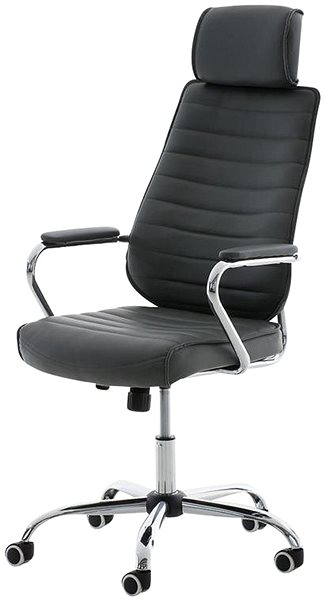 Office Chair BHM Germany with Armrests Ronald White Lateral view