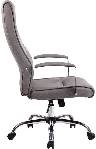 Office Chair BHM Germany Portla Grey Lateral view
