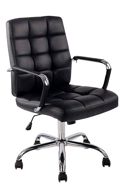 Office Chair BHM Germany with Armrests Lina 2 Grey Lateral view